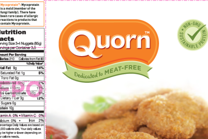 Labels on Quorn Meat Substitutes to Make Products' Mold Content More Prominent